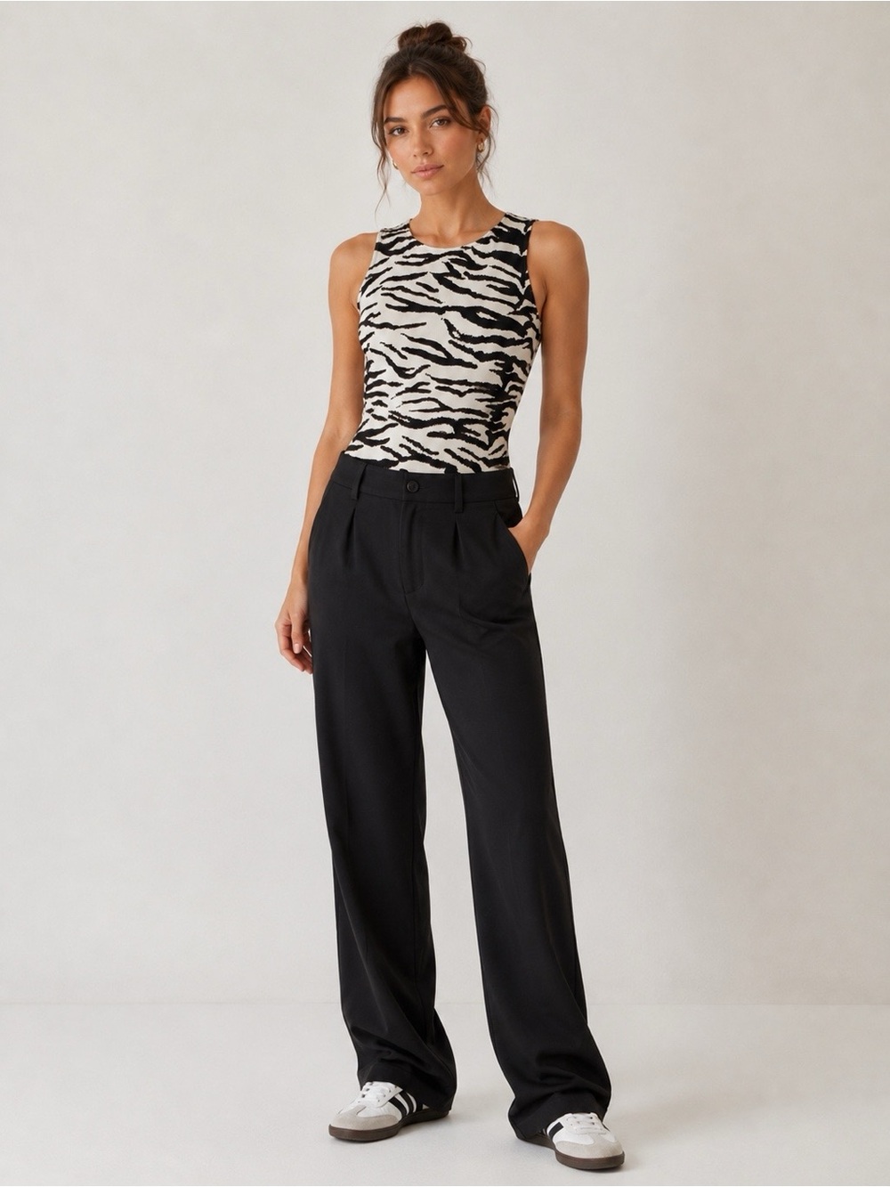H&M Zebra Print Bodysuit